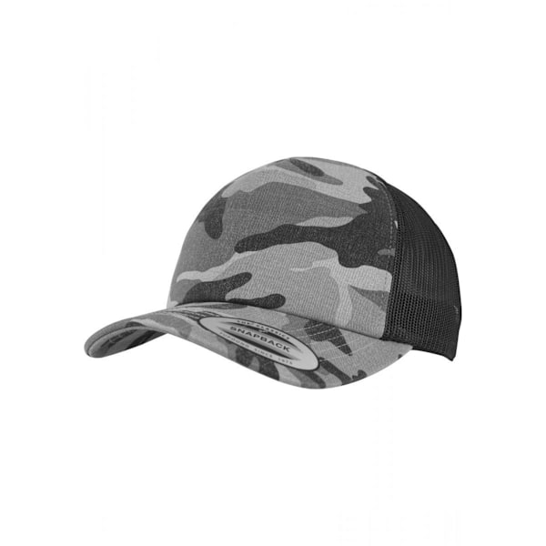 Flexfit Unisex Classic Camo Trucker Cap One Size Dark Camo/Blac Dark Camo/Black One Size