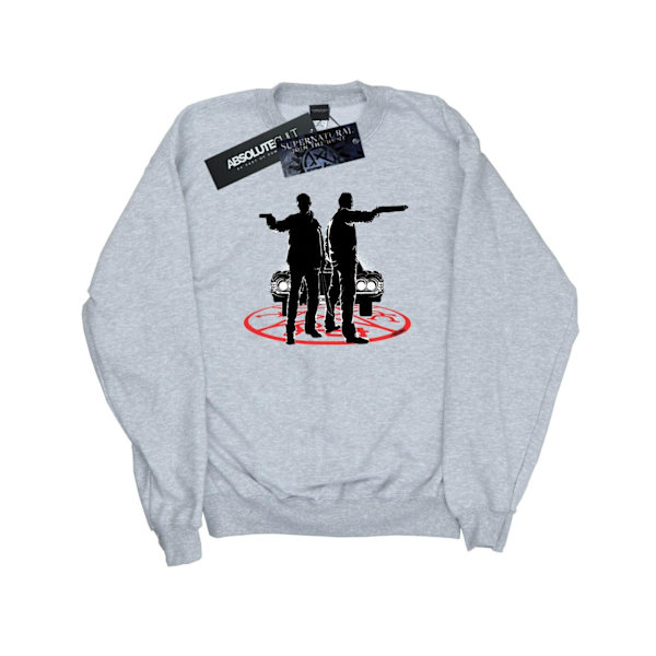 Supernatural Herr Sam Och Dean Silhouette Sweatshirt L Sports G Sports Grey L