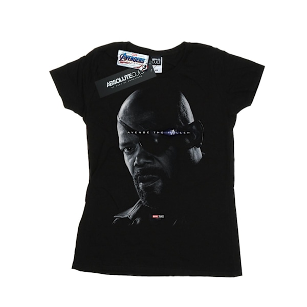 Marvel Womens/Ladies Avengers Endgame Avenge The Fallen Nick Fu Black M