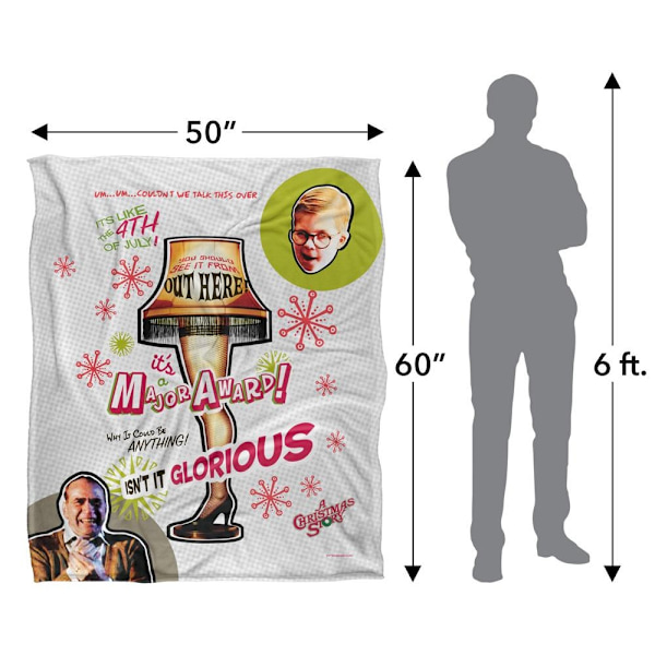 A Christmas Story Isnt It Glorious Filt En Storlek Flerfärgad Multicoloured One Size