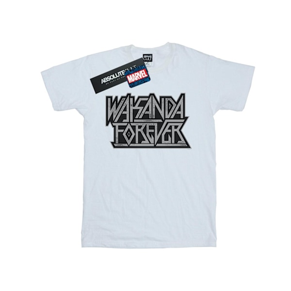 Marvel Wakanda Forever Logo T-shirt L Vit White L