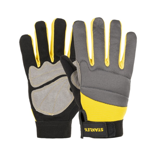 Stanley Unisex Adult Performance Safety Gloves One Size Grå/Bl Grey/Black/Yellow One Size