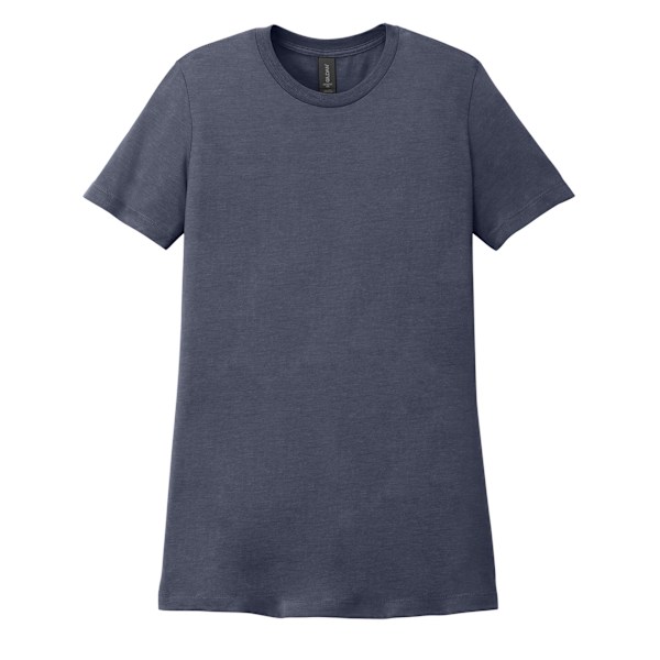 Gildan Dam/Dam CVC Soft Touch T-shirt XXL Navy Mist Navy Mist XXL