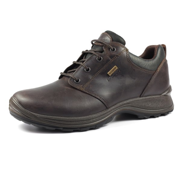 Grisport Mens Exmoor Waxy Läder Walking Shoes 10,5 UK Brown Brown 10.5 UK
