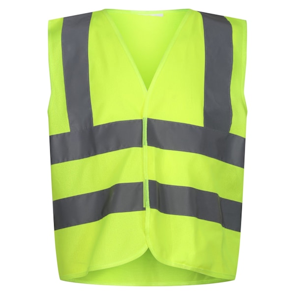 Regatta Barn/Barn Hi-Vis Väst 5-6 År Fluro Gul Fluro Yellow 5-6 Years