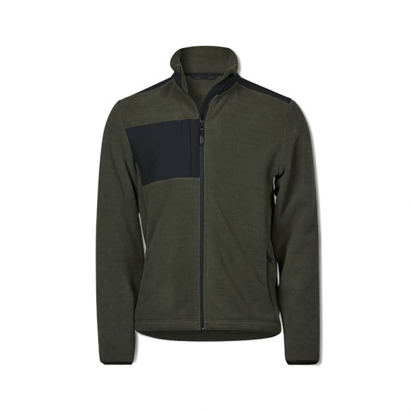 Tee Jays Herr Mountain Fleece Jacka M Deep Green/Black Deep Green/Black M