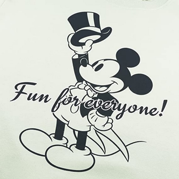 Disney Dam/Damer Showtime Kul För Alla Mickey Mouse Sweatshirt Sage S