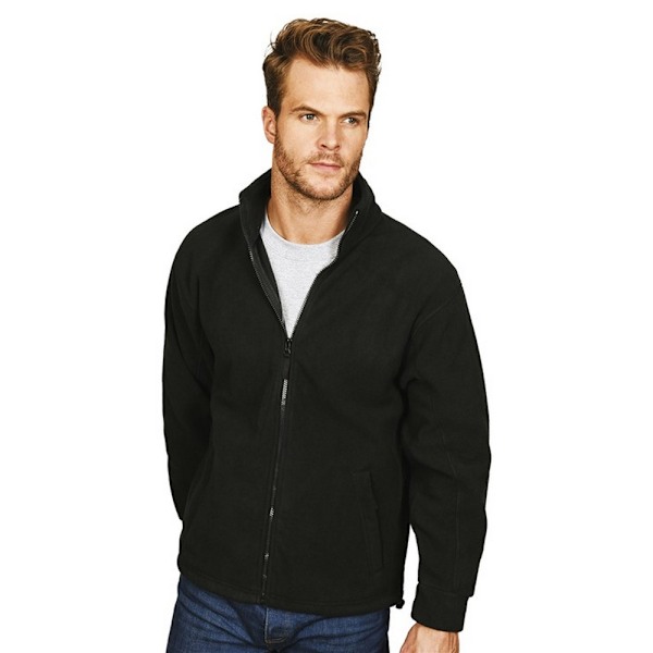 Absolute Apparel Alaska Full Zip Fleece L Black Opal för män Black Opal L