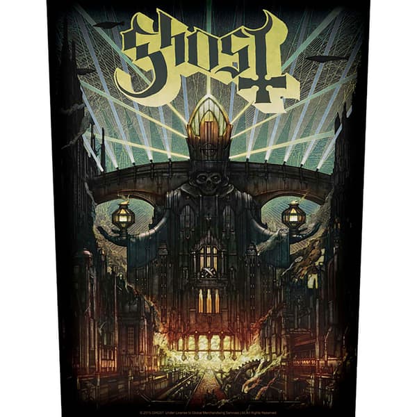 Ghost Meliora Album Patch One Size Svart/Gul/Blå Black/Yellow/Blue One Size