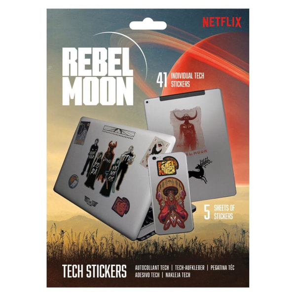 Rebel Moon Tech-klistermärken (paket med 41) One Size Flerfärgad Multicoloured One Size