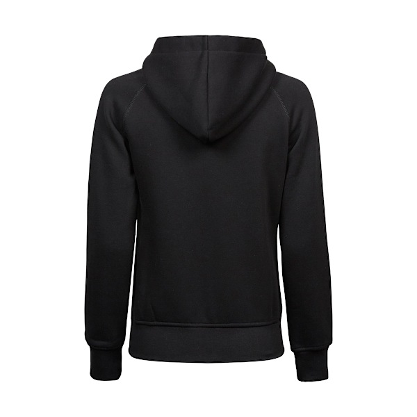 Tee Jays Dam/Kvinnor Full Zip Hooded Sweatshirt M Svart Black M