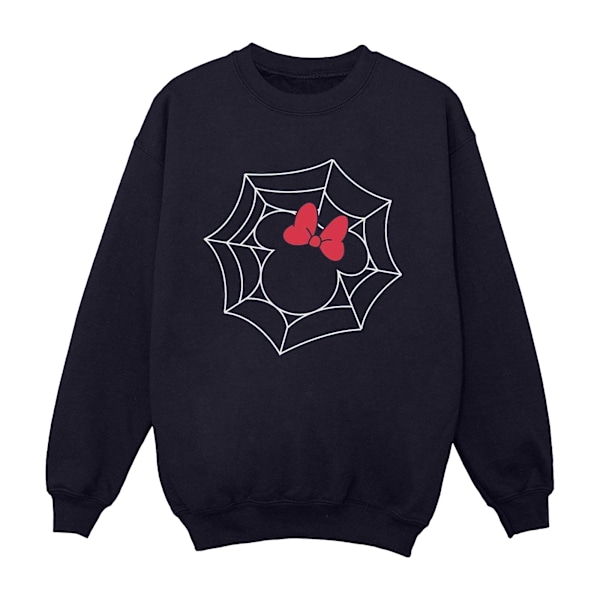 Disney Herr Minnie Mouse Spindelväv Sweatshirt XXL Marinblå Navy Blue XXL