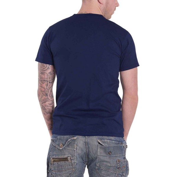 The Jam Unisex Adult Target Stripe Cotton T-Shirt S Navy Blue Navy Blue S