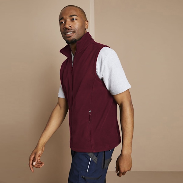 Russel Fleece Gilet Jacka / Bodywarmer M Burgundy Burgundy M