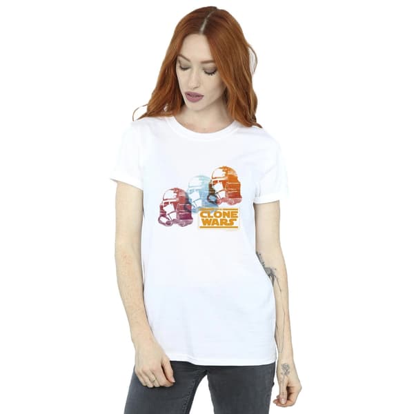 Star Wars Dam/Flickvän Clone Wars Darth Vader Bomulls T-shirt White XL