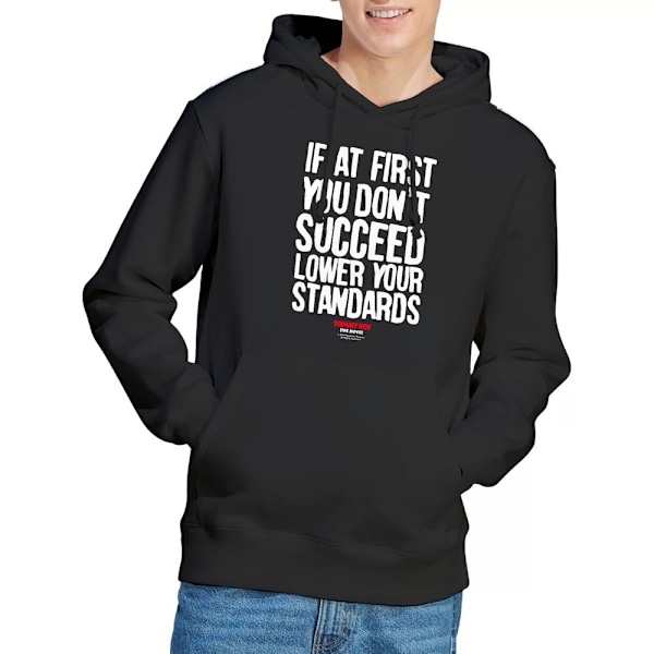 Tommy Boy Herr Lower Your Standards Hoodie S Svart Black S