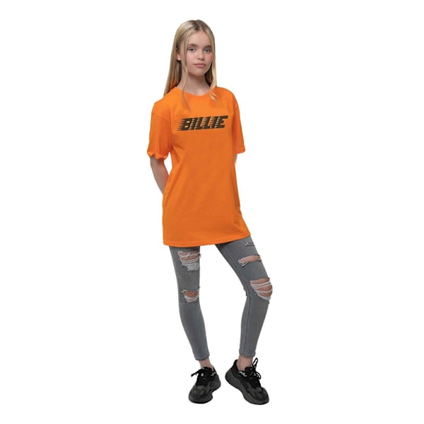 Billie Eilish Barn/Barn Blohsh Racer Logo T-Shirt 13-14 År Orange 13-14 Years