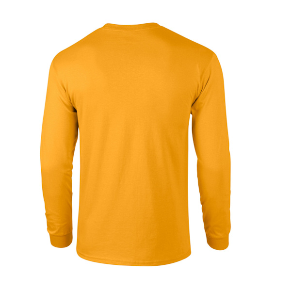 Gildan Unisex Vuxen Ultra Plain Bomull Långärmad T-shirt L G Gold L