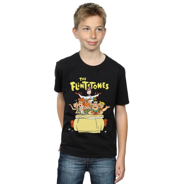 The Flintstones Boys The The Ride T-Shirt 3-4 år Svart Black 3-4 Years