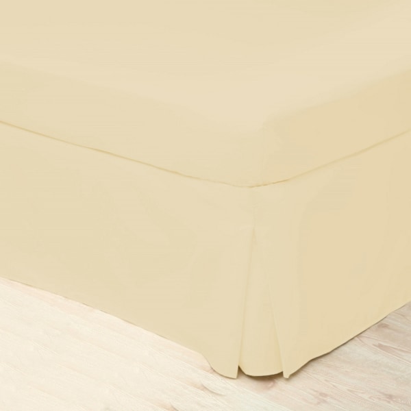 Belledorm Easycare Percale Plattformskjol Superking Cream Cream Superking