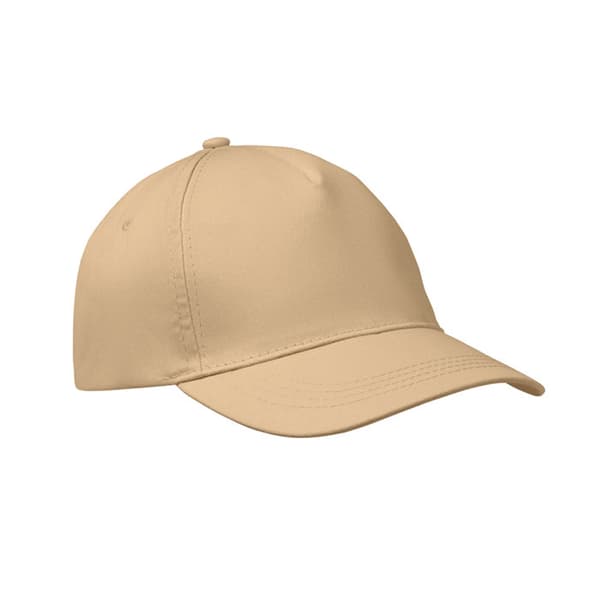 MidOcean Buzz 5-panels baseballkeps, en storlek, elfenben Ivory One Size