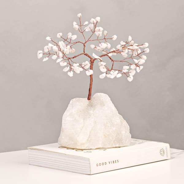 Ädelstensträd - Vit Jade En Storlek Vit White One Size
