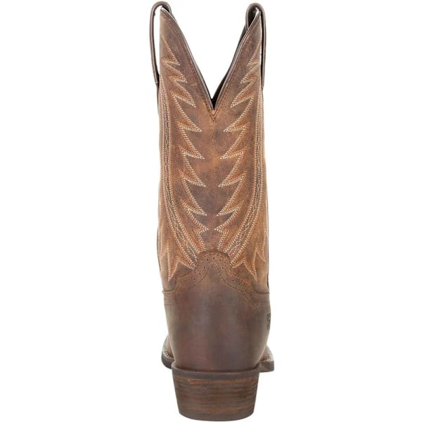 Durango Rebel Frontier Cowboy Boots i fullnarvläder för män, storlek 12 Distressed Sunset Brown 12 UK