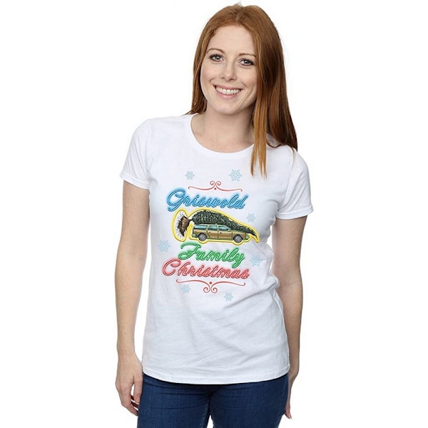 National Lampoon's Julfest Dam/Dam Cotton T-Shirt White S