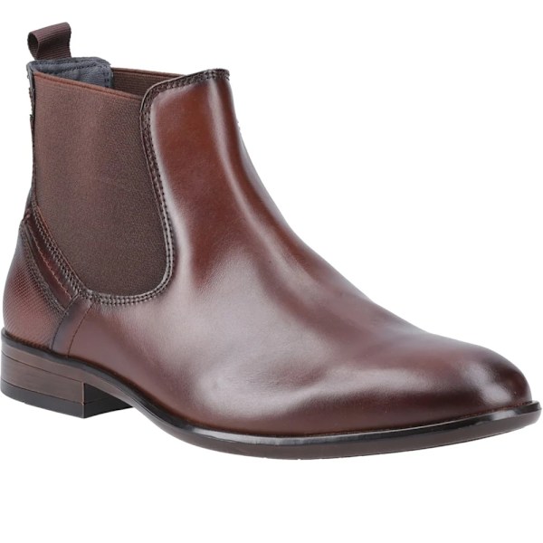 POD Herr Frank Chelsea Boots i Läder 10 UK Cognac Cognac 10 UK