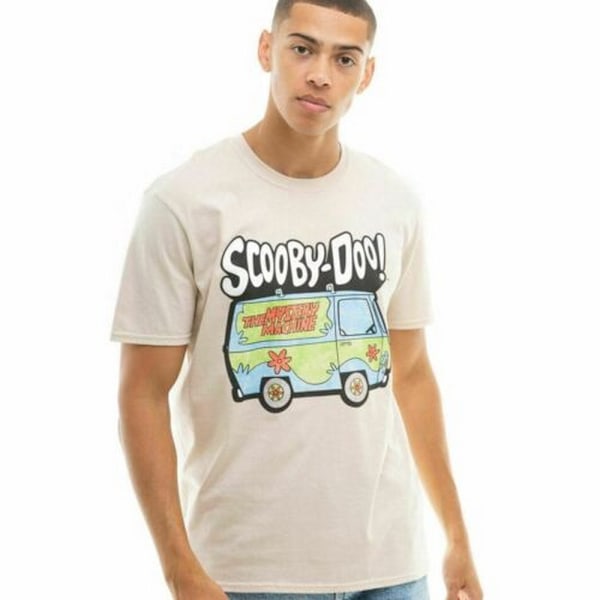 Scooby Doo The Mystery Machine T-shirt för män L Sand/Vit/Gul Sand/White/Yellow L