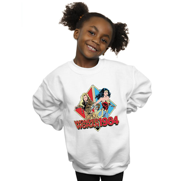 DC Comics Girls Wonder Woman 84 Back To Back Sweatshirt 5-6 År White 5-6 Years