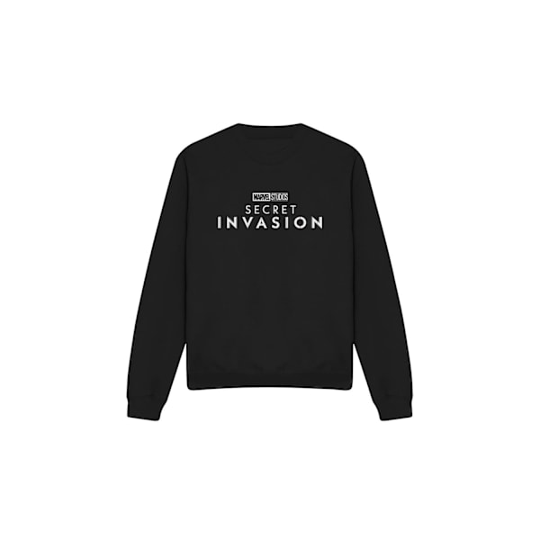 Marvel Unisex Vuxen Secret Invasion Logotyp Sweatshirt L Svart Black L