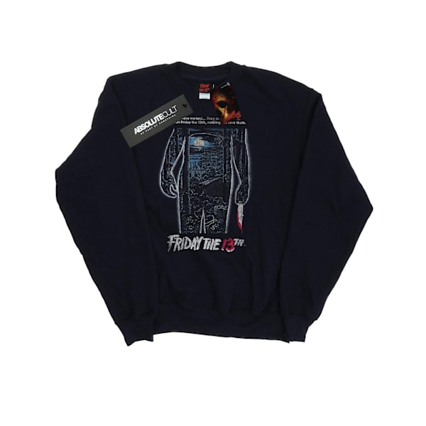 Fredag den 13:e Dam/Dam Distressed Poster Sweatshirt S Svart Black S
