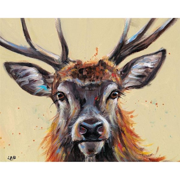 Louise Brown Huey Canvas Print 60cm x 80cm Multifärgad Multicoloured 60cm x 80cm