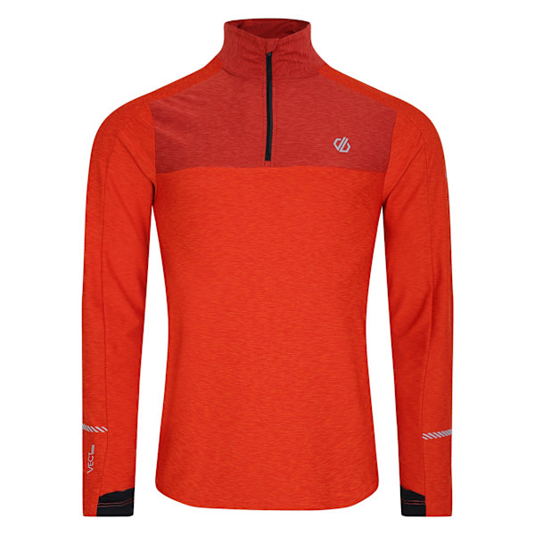 Dare 2B Herr Power Up II Lättviktsjersey XS Cinnamon/Toscana Cinnamon/Tuscan Red Marl XS