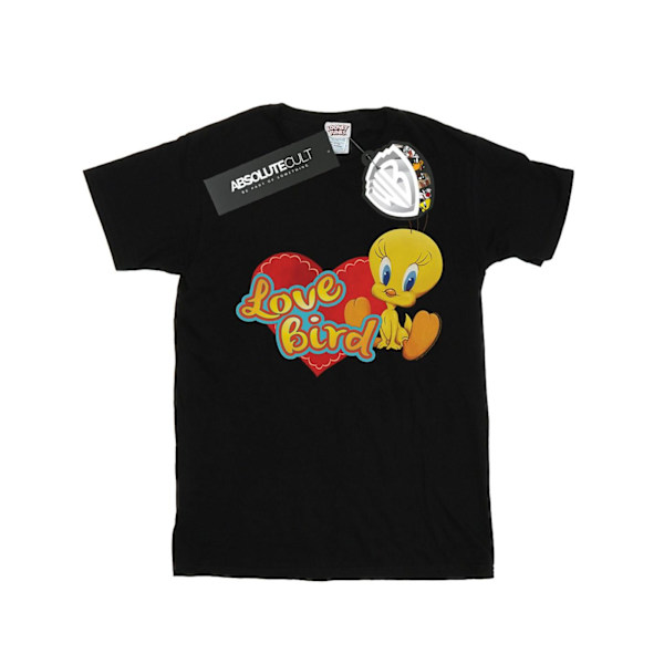 Looney Tunes Boys Tweety Pie Valentine´s Day Love Bird T-shirt Black 5-6 Years