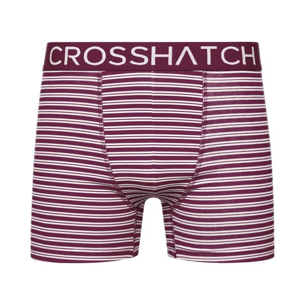 Crosshatch Herr Hovland Boxershorts (3-pack) L Plommon Prune L