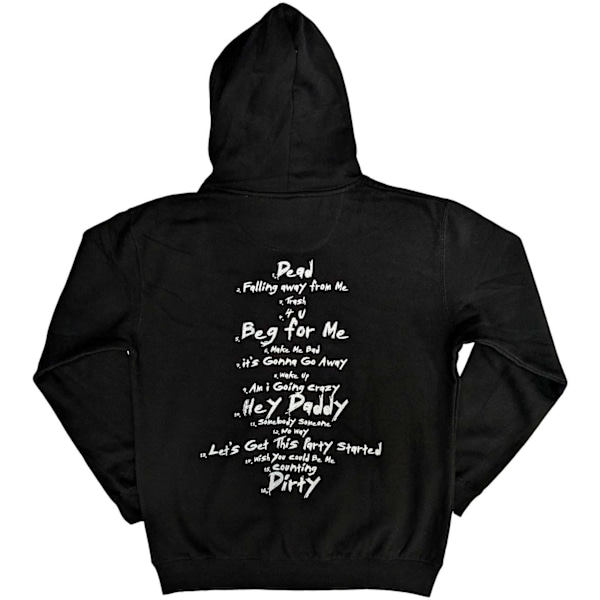 Korn Unisex Vuxen Issues Track List Hoodie S Svart Black S
