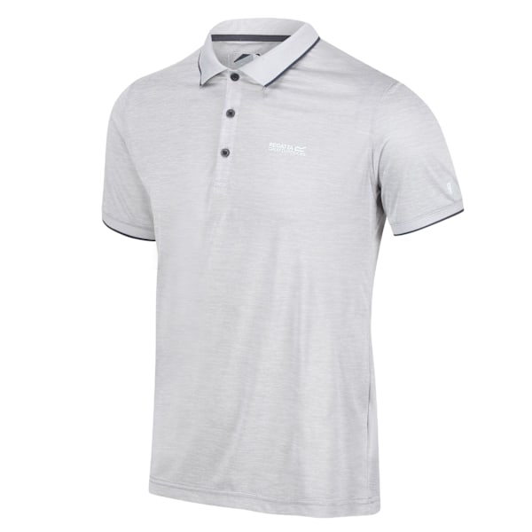 Regatta Remex II Pikétröja för män M Silvergrå Silver Grey M