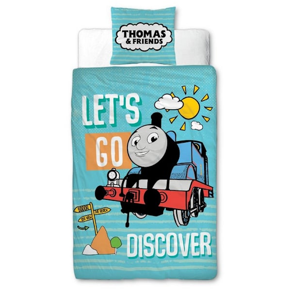 Thomas & Friends Barn/Barnupptäck Duvet Cover Set Toddle Blue/White Toddler