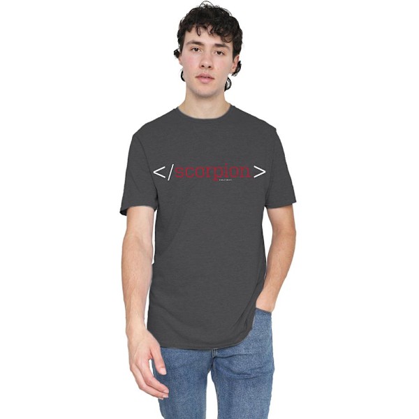 Scorpion Unisex Vuxen Logo T-Shirt M Kolgrå Charcoal M