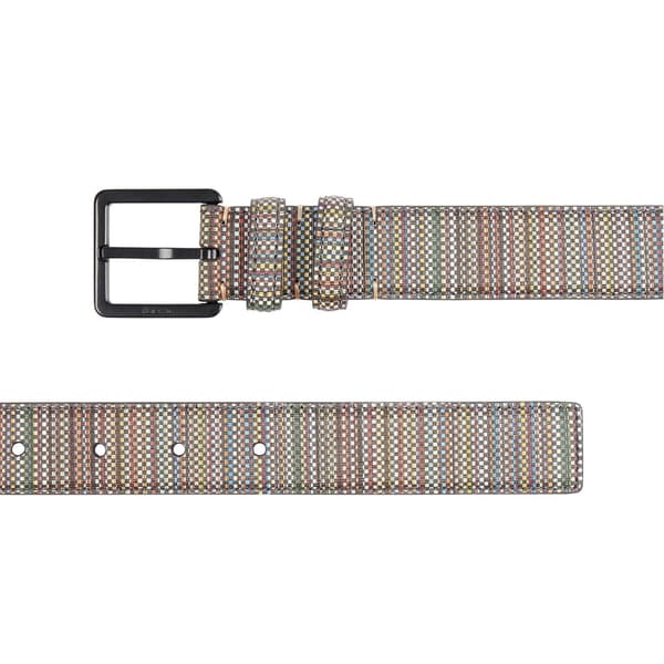 Paul Smith Herrbälte med randig väv 76cm Flerfärgad Multicoloured 76cm