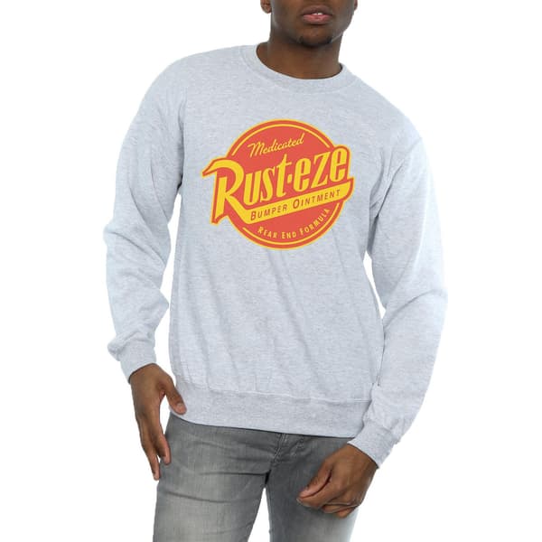 Bilar Herr Rust-Eze Logotyp Tröja M Sports Grå Sports Grey M