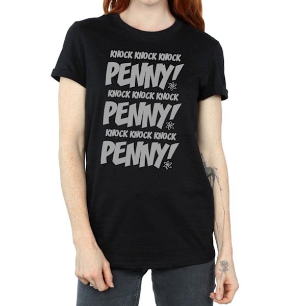 The Big Bang Theory Dam/Damer Knock Knock Penny Bomull Pojkvän Black 3XL