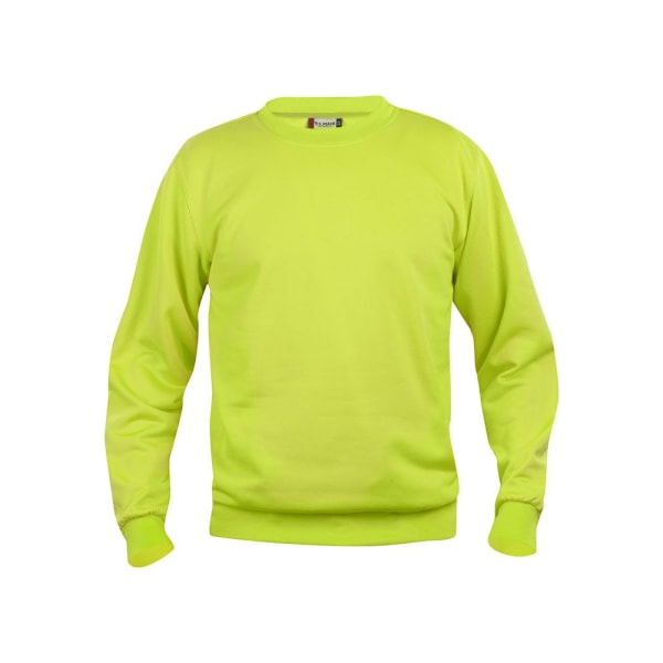 Clique Unisex Vuxen Enfärgad Sweatshirt L Synlighet Grön Visibility Green L