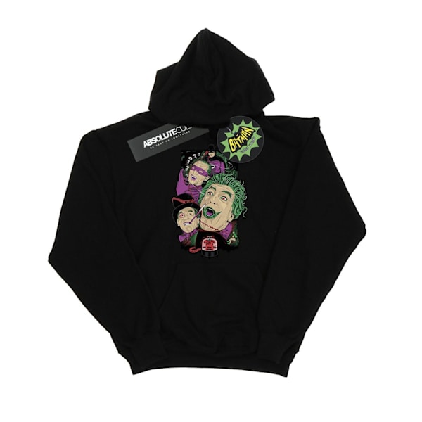 DC Comics Herr Batman TV-serie Rogues Gallery Hoodie S Svart Black S