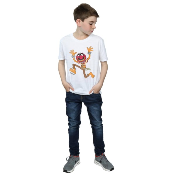 The Muppets Boys Classic Animal Bomull T-shirt 12-13 år Vit White 12-13 Years