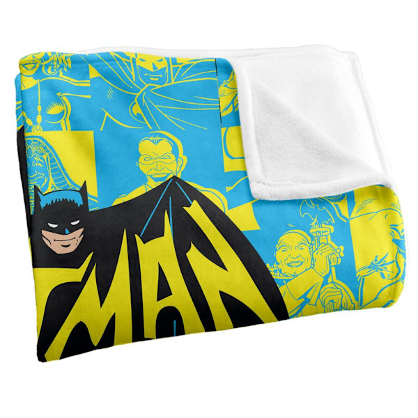 Batman TV Filt En Storlek Flerfärgad Multicoloured One Size