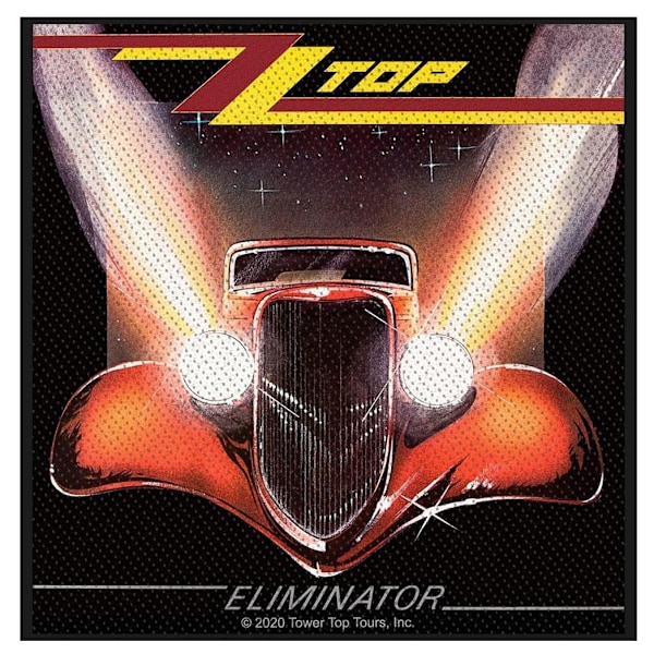 ZZ Top Eliminator Vävda Patch En Storlek Svart/Orange/Gul Black/Orange/Yellow One Size