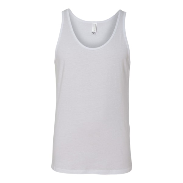 Bella + Canvas Unisex Adult Jersey Tank Top L Vit White L